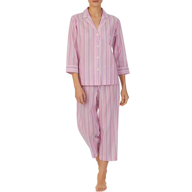 Lauren Ralph Lauren Pink Stripe Pyjama Set