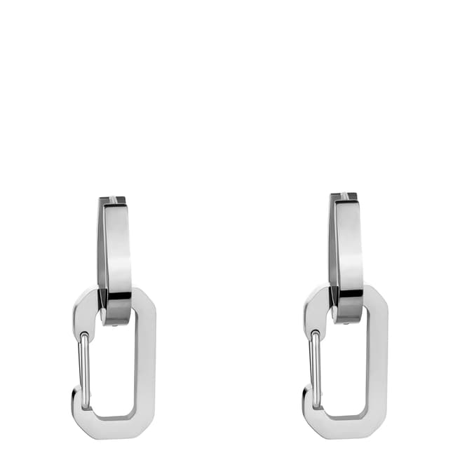 Isabella Ford Silver Vesta Huggie Earrings