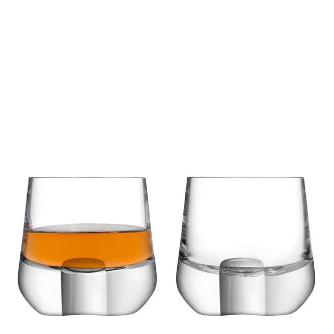 LSA Set of 2 Whisky Cut Tumbler 180ml