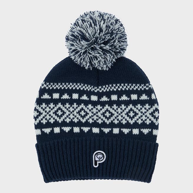 Penfield Navy Fairton Fairisle Hat