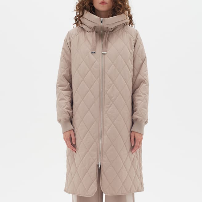 Inwear Beige Iktra Hooded Coat