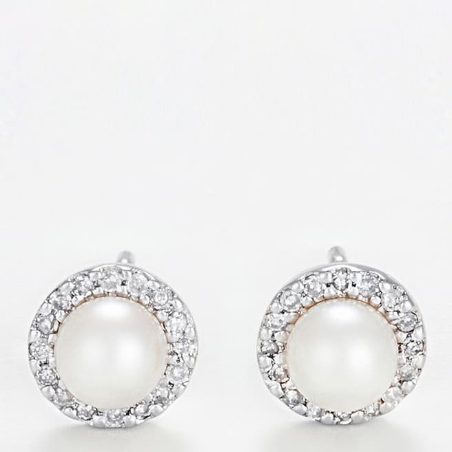 MUSE Pearl Diamond Earrings