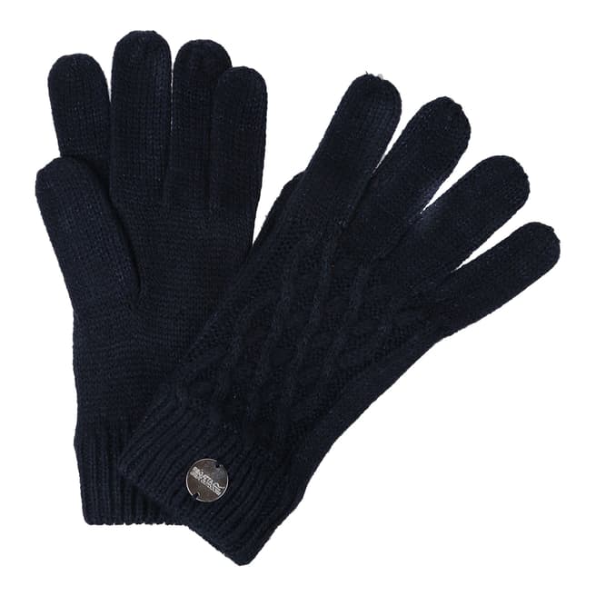 Regatta Navy Multimix III Knit Gloves