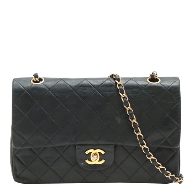 Vintage Chanel Black Chanel Timeless 26 Shoulder