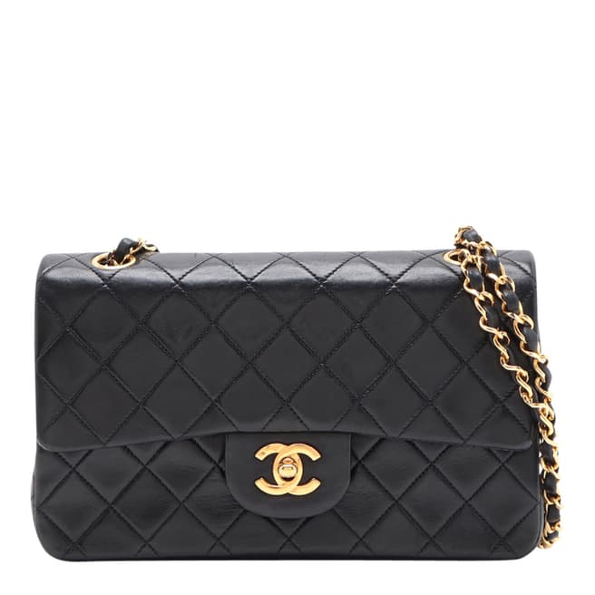 Vintage Chanel Black Chanel Timeless 23 Shoulder