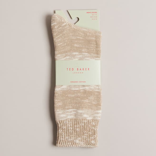 Ted Baker Natural Foggie Twisted Yarn Hiking Socks