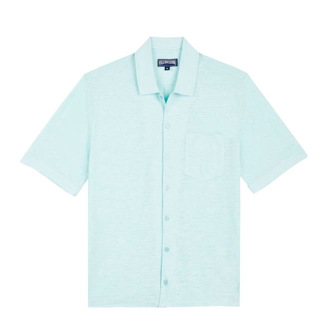 Vilebrequin Blue Charli Linen Shirt