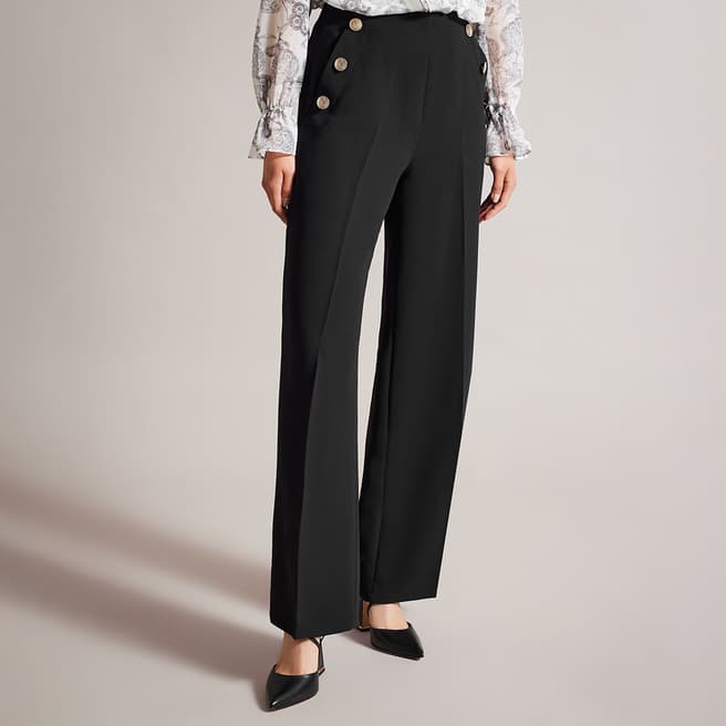 Ted Baker Black Llaylat Twill Trouser