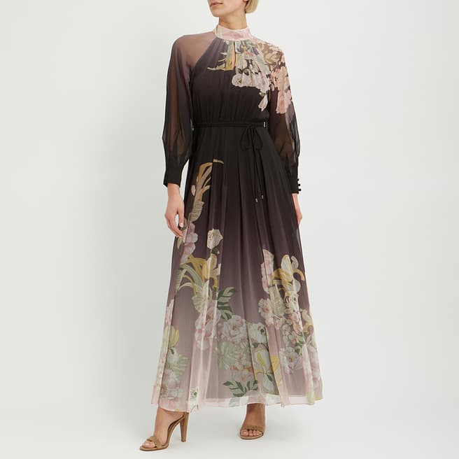 Ted Baker Black Lealani Maxi Dress