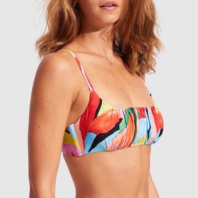 Seafolly Multi Tropfest Bikini Bralette