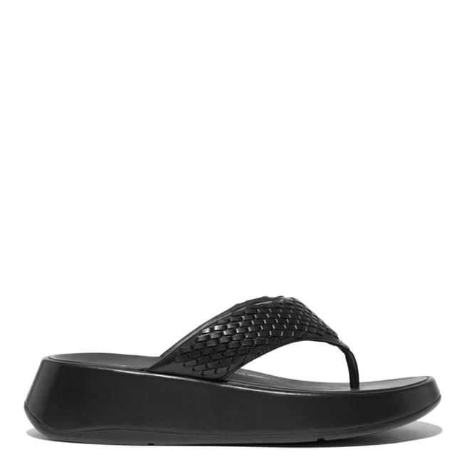 FitFlop Black F Mode Flatform Cross Slides