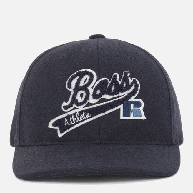 BOSS Navy Firas Embroidred Logo Cap