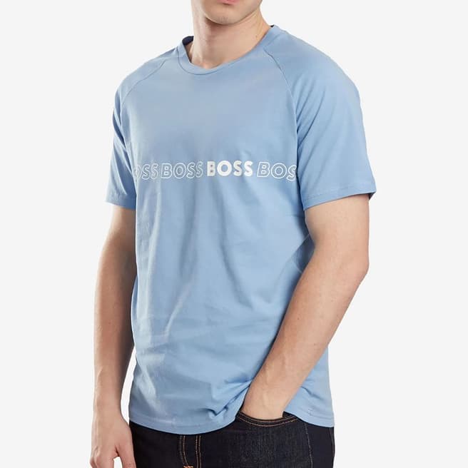 BOSS Light Blue Slim Fit T-Shirt 