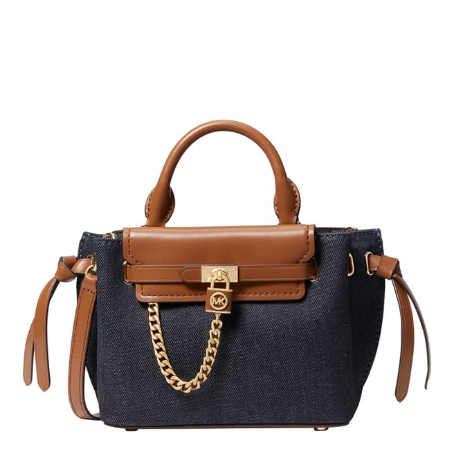 Michael Kors Hamilton Legacy Denim Top Handle Bag