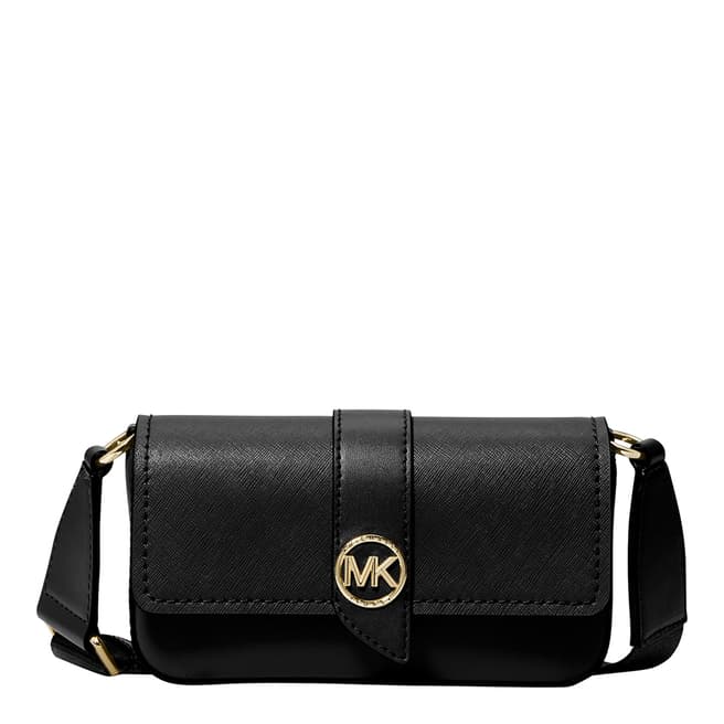 Michael Kors Black Greenwich XS EW Sling Crossbody