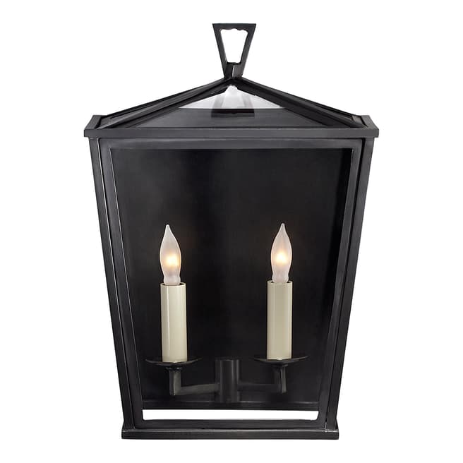 Chapman & Myers for Visual Comfort & Co. Darlana Small 3/4 Lantern in Bronze