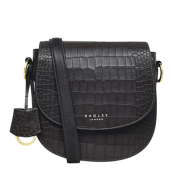 Radley Grey Medium Flapover Crossbody