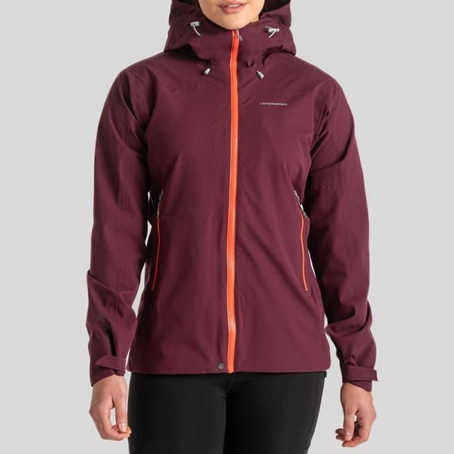 Craghoppers Dark Purple Dynamic Waterproof Jacket