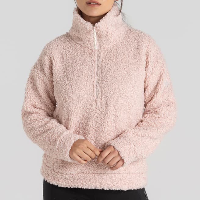 Craghoppers Pink Ciara Half Zip Fleece