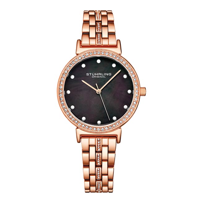 Stuhrling Women's Rose Gold Tones Quartz Watch