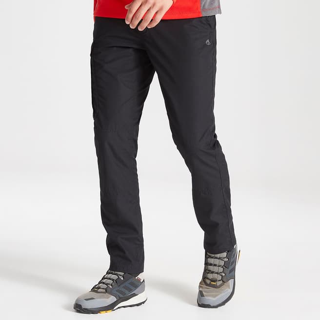 Craghoppers Black Kiwi Slim Trousers