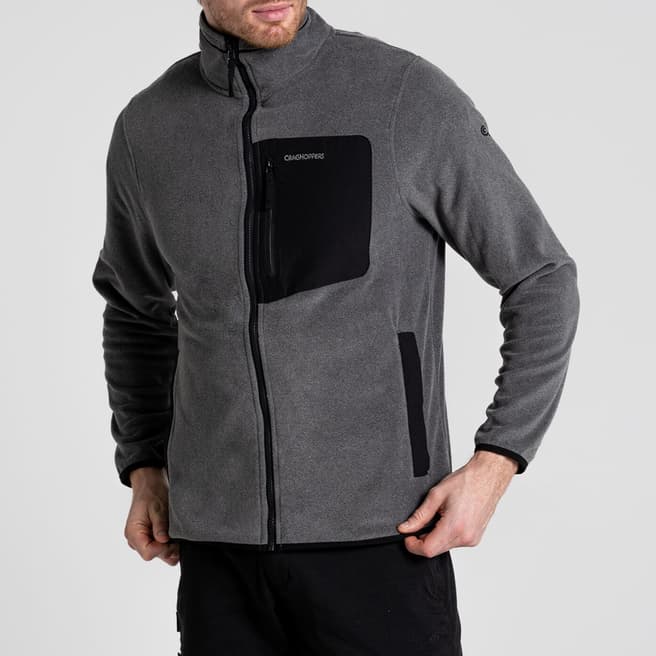 Craghoppers Grey Corey Plus Full Zip Fleece