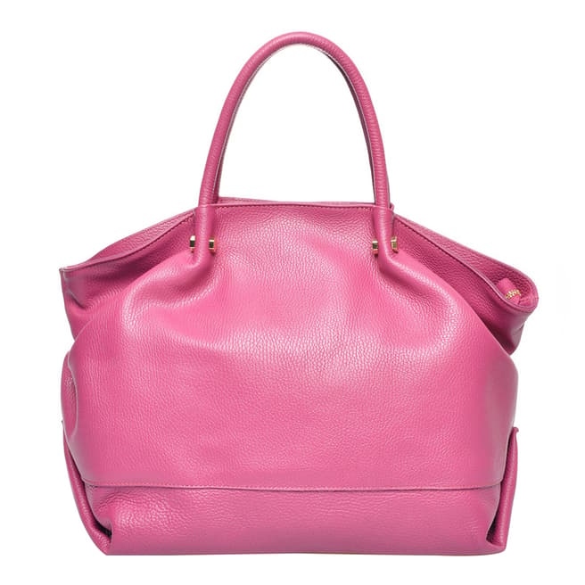 Isabella Rhea Pink Leather Handbag