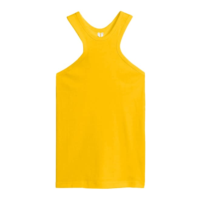 ARKET Yellow Cotton Tank Top