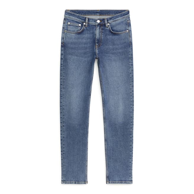 ARKET Blue Slim Cropped Jeans