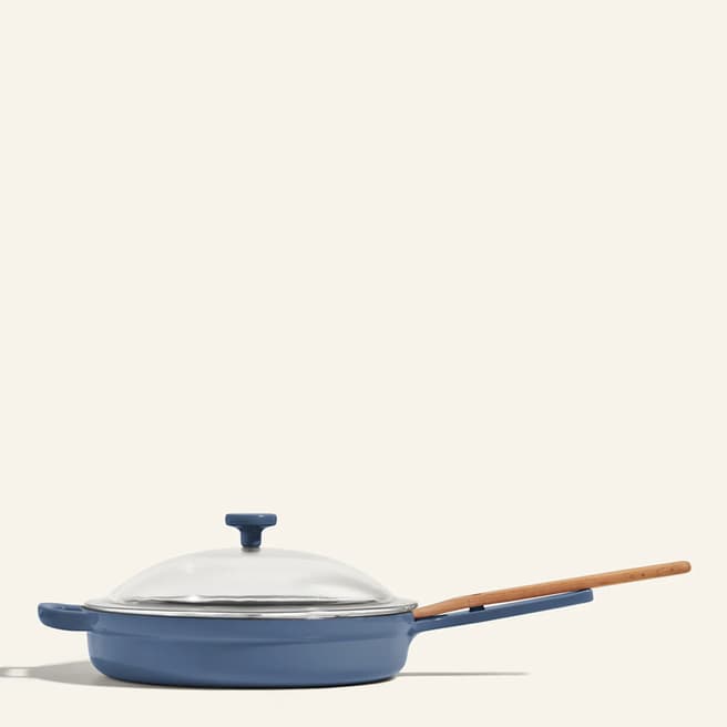 OurPlace Blue Salt Cast Iron Always Pan