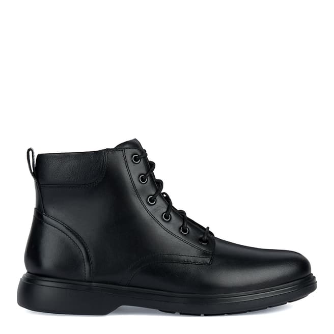 Geox Men's Black Leather Ottavio Boot