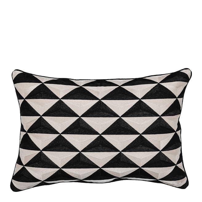 Eichholtz Mist Cushion Rectangular, Black & White