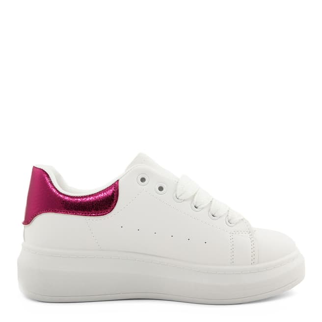 LAB78 White/Pink Trainers