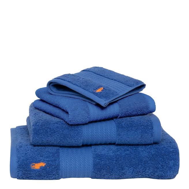 Ralph Lauren Player Hand Towel, Iris Blue