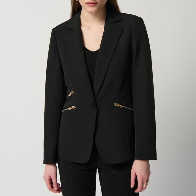 Joseph Ribkoff Black Woven Blazer