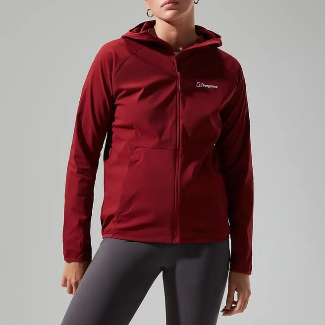 Berghaus Dark Red Arrina Hooded Jacket