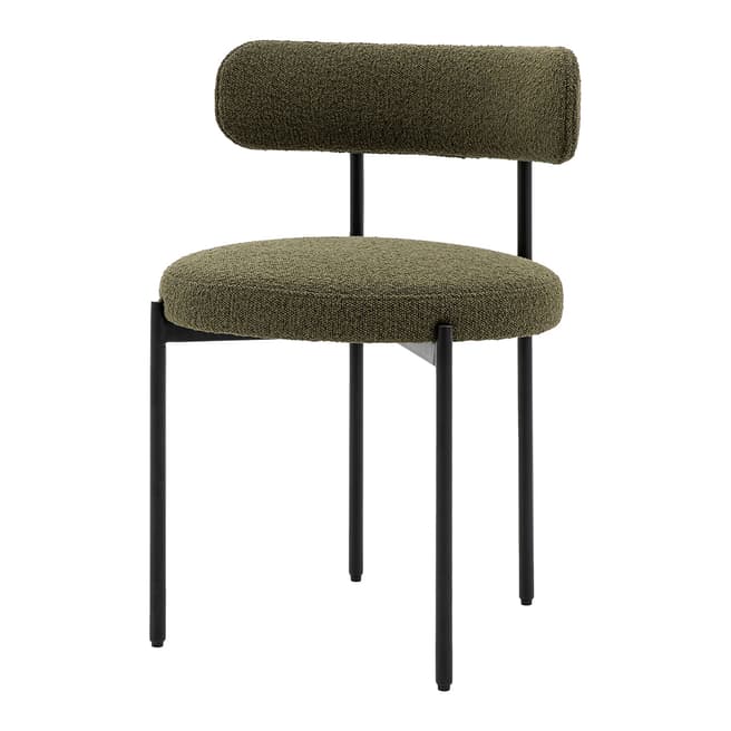 Gallery Living Set of 2 Leona Dining Chair, Green