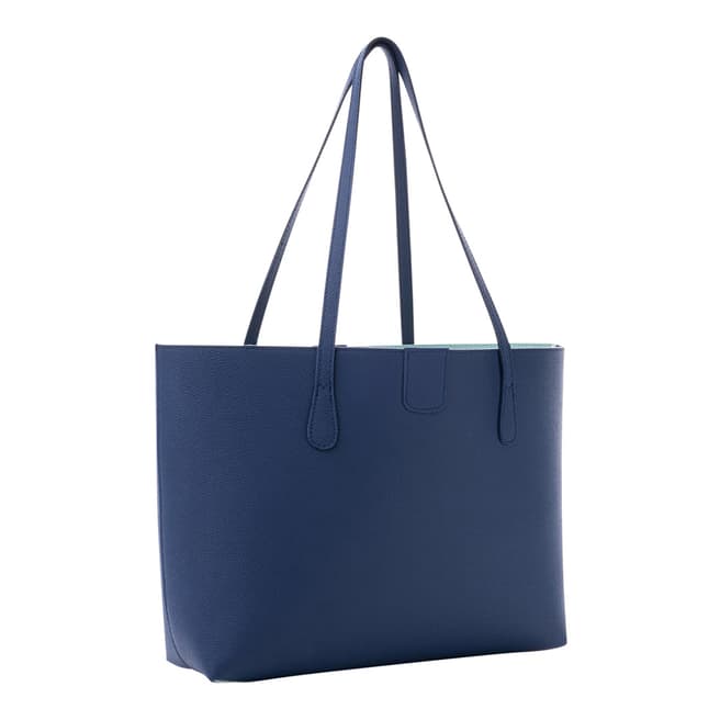 Lucky Bees Dark Blue Tote Bag