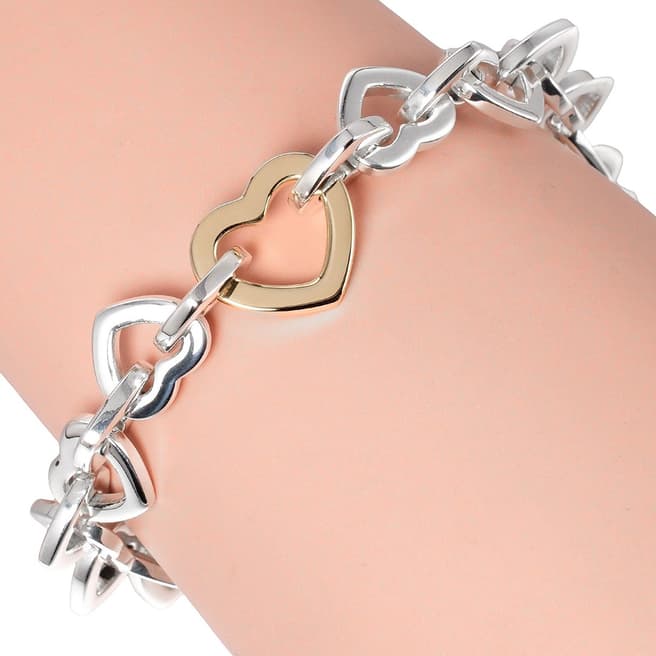 Vintage Tiffany & Co Silver Tiffany & Co Heart Bracelet