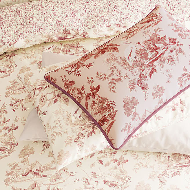 Sanderson Aesops Fables Cushion, French Rose