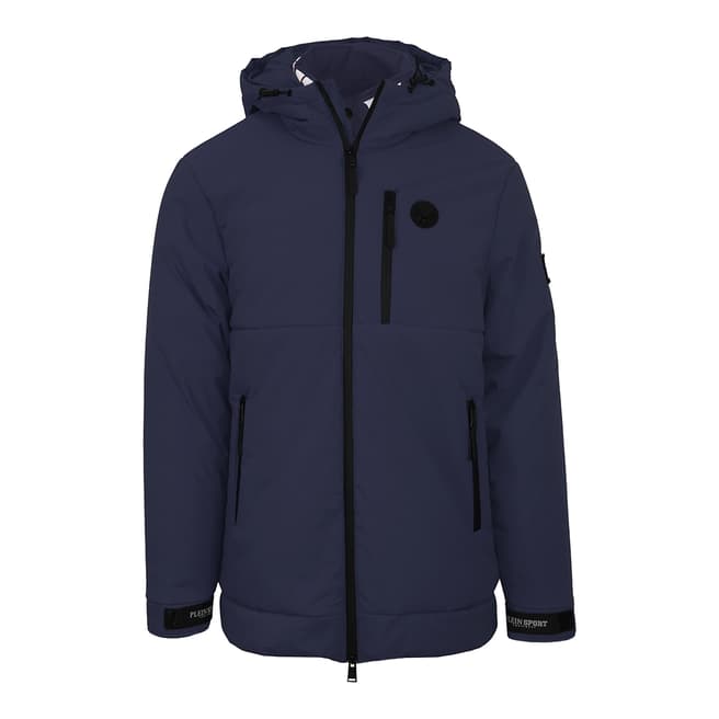 Philipp Plein Navy Lightweight Coat