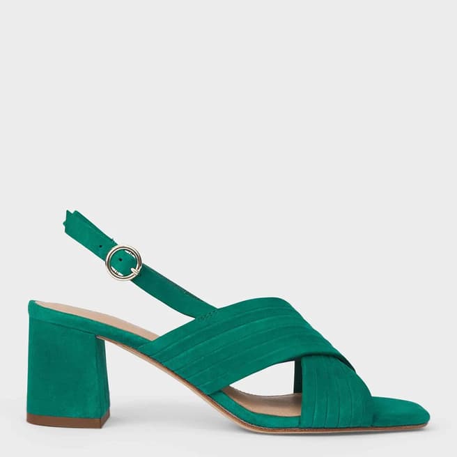 Hobbs London Green Nikita Suede Heels