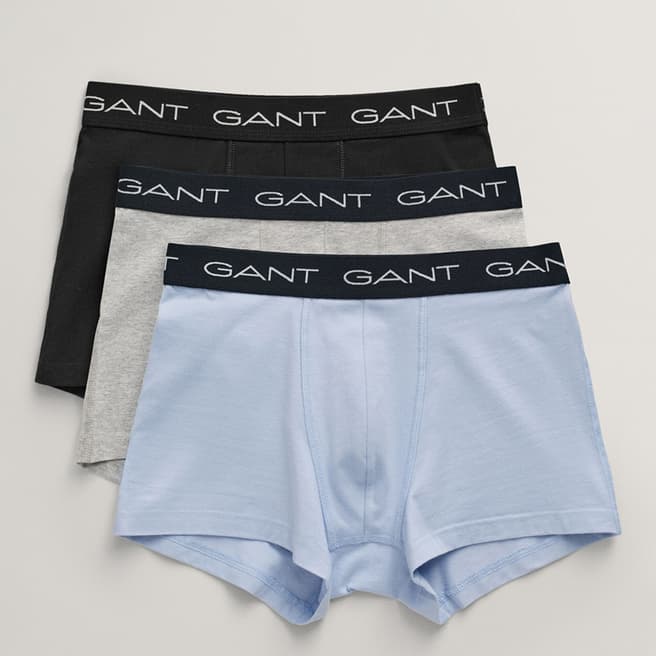 Gant Black/Grey/Blue 3-Pack Boxers