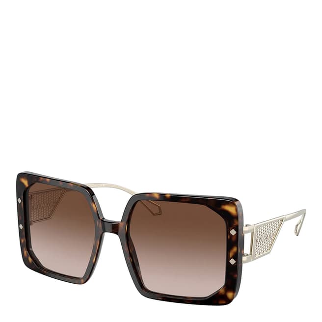 Bvlgari Women's Brown Bvlgari Sunglasses 55mm