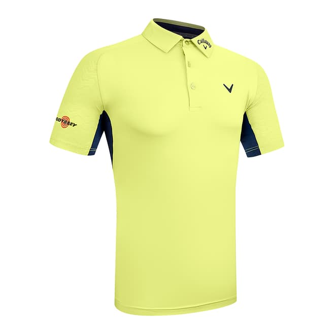 Callaway Lime Green Callaway Odyssey Blocked Polo