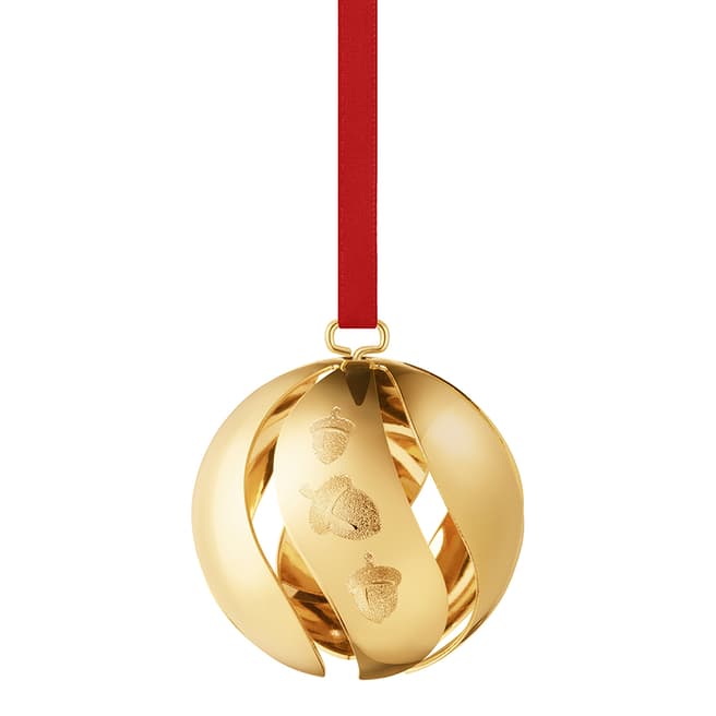 Georg Jensen Acorn Bauble 18KT Gold Plated