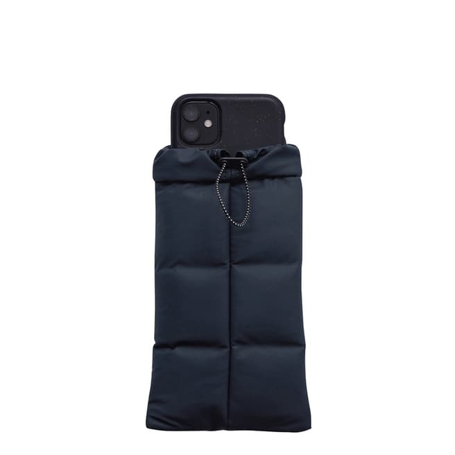 RAINS Navy Unisex Quilted Phone Cover