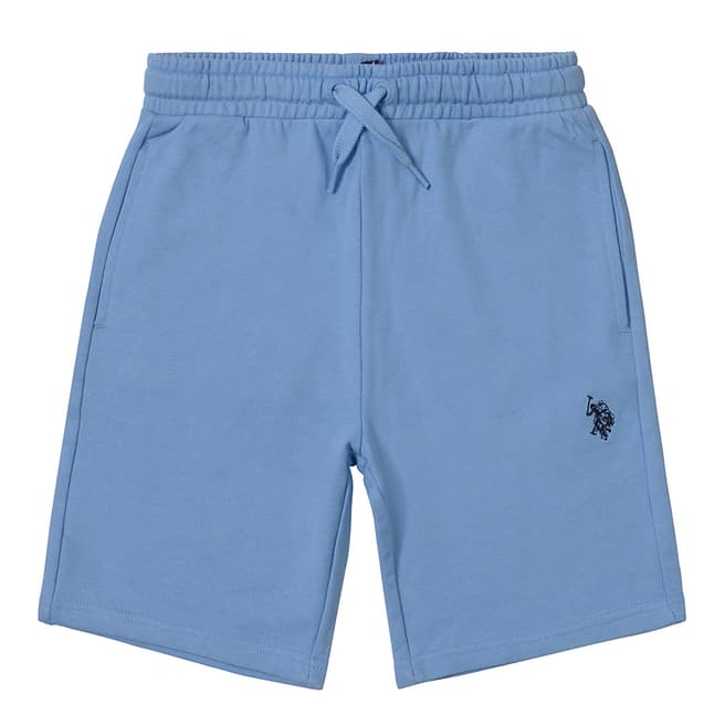 U.S. Polo Assn. Younger Boy's Mid Blue Core Cotton Shorts