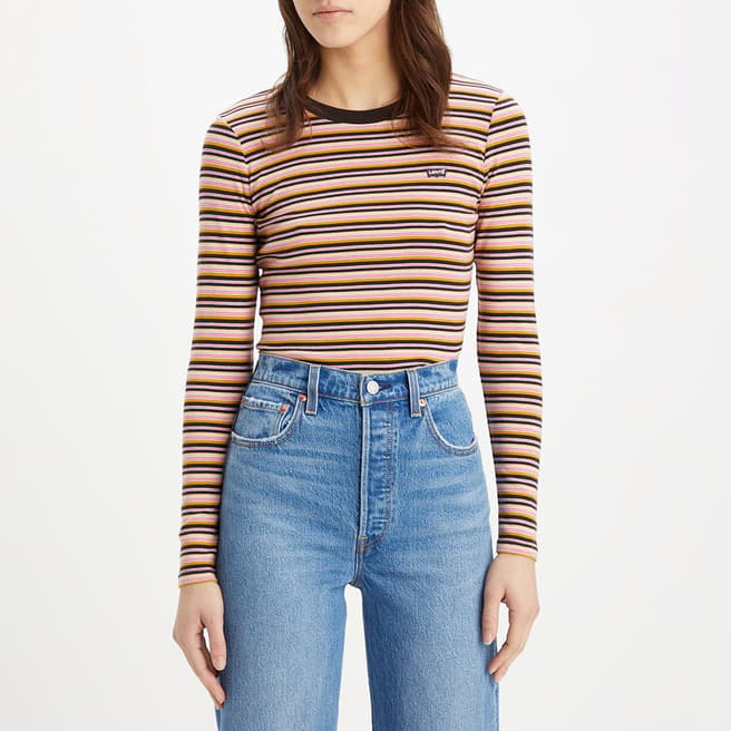 Levi's Multi Reanna Stripe Cotton Top