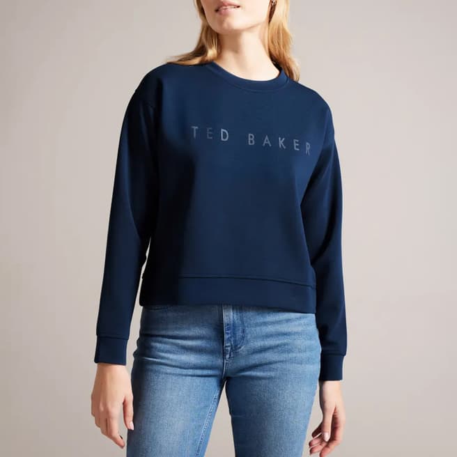 Ted Baker Navy Livanna Sweatshirt 